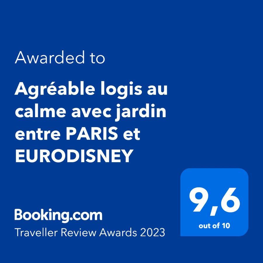 Agreable Logis Au Calme Avec Jardin Entre Paris Et Eurodisney 호스니-쑤-부와 외부 사진
